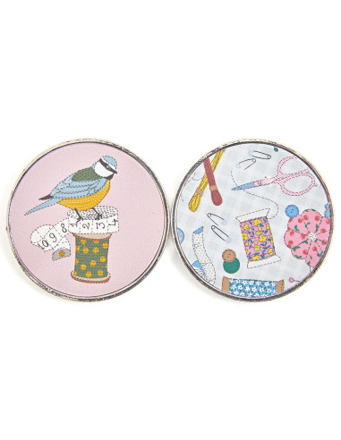 Set di 2 pesi per cucire - Uccelli