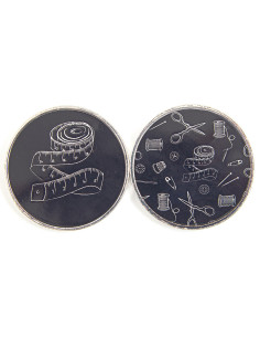 Set di 2 pesi per cucito - Nero 2