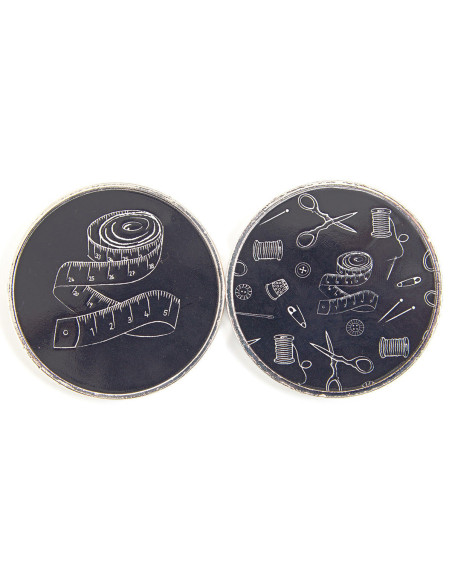 Set di 2 pesi per cucito - Nero