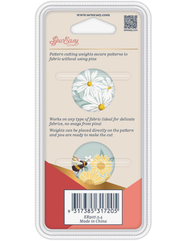 Set di 2 pesi per cucito - Margherite