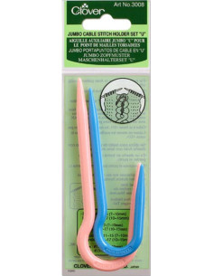 Set di 2 ferri Jumbo per trecce