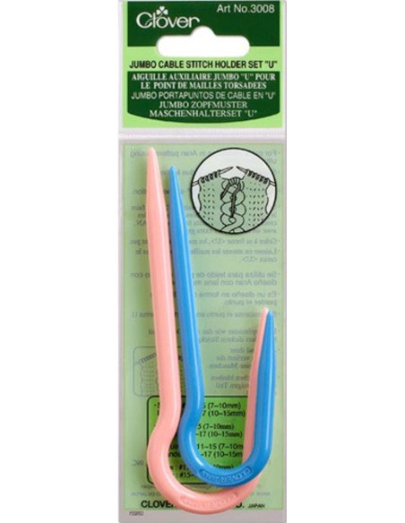 Set di 2 ferri Jumbo per trecce