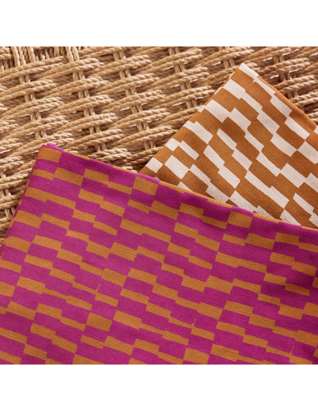 Tessuto viscosa Domino Dahlia - Atelier Brunette