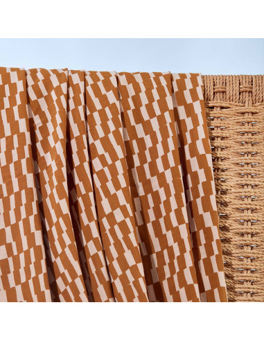Tessuto viscosa Domino Ochre - Atelier Brunette
