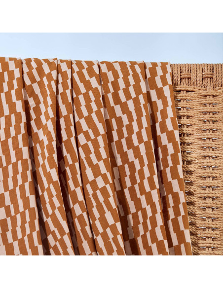 Tessuto viscosa Domino Ochre - Atelier Brunette
