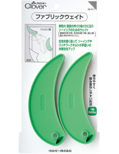 Set di 2 pesi a forma di fagiolo per il cucito Clover