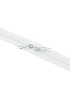 Chiusura a strappo in nylon per borse 60 cm - Bianco