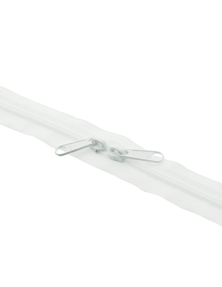Chiusura a strappo in nylon per borse 60 cm - Bianco
