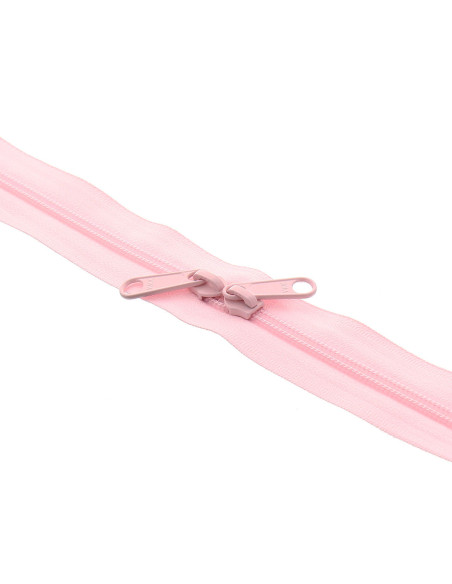 Chiusura a zip in nylon per borse 60 cm - Rosa