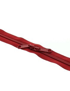 Chiusura in nylon schiena a schiena per borse 60 cm - Bordeaux