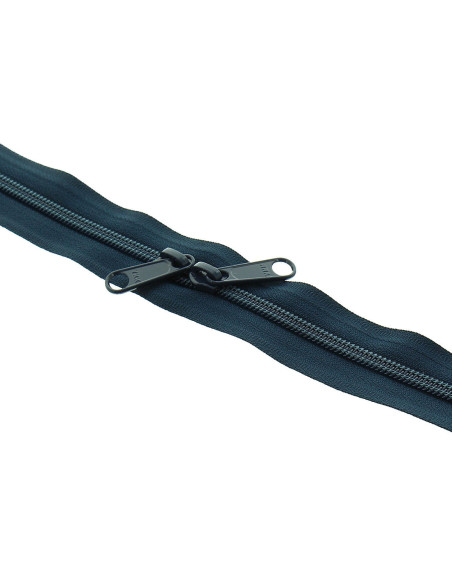 Chiusura a strappo in nylon per borse 60 cm - Blu marino