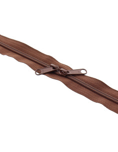 Chiusura a strappo in nylon per borse 60 cm - Marrone chiaro