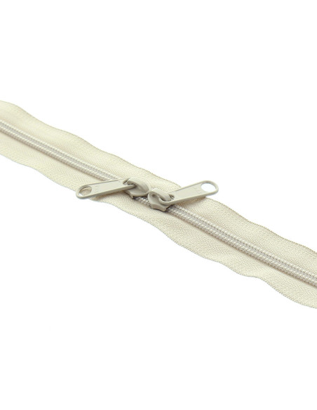 Chiusura a strappo in nylon per borse 60 cm - Beige