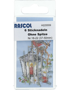 Aghi da ricamo Rascol - Assortimento 18/22