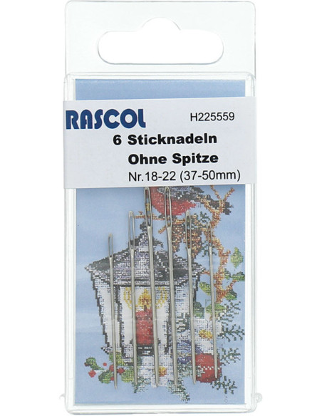 Aghi da ricamo Rascol - Assortimento 18/22