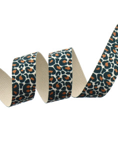 Cinghia in poliestere - Leopardo