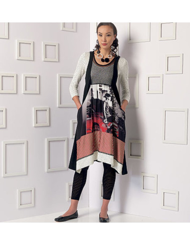 Modello per top, abito e collant - Vogue 9108