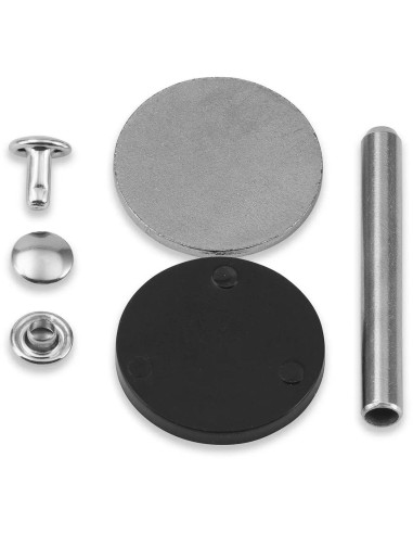 Set di 25 rivetti tubolari 3-4 mm argento VARIO Creative Tool