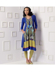 Modello per top, abito e collant - Vogue 9108 2