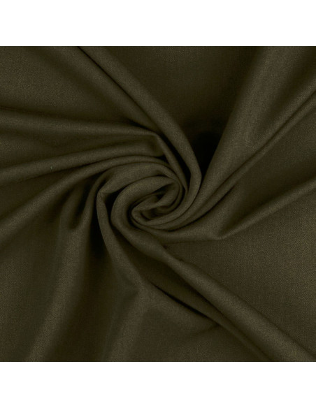 Tessuto gabardine morbido - Kaki