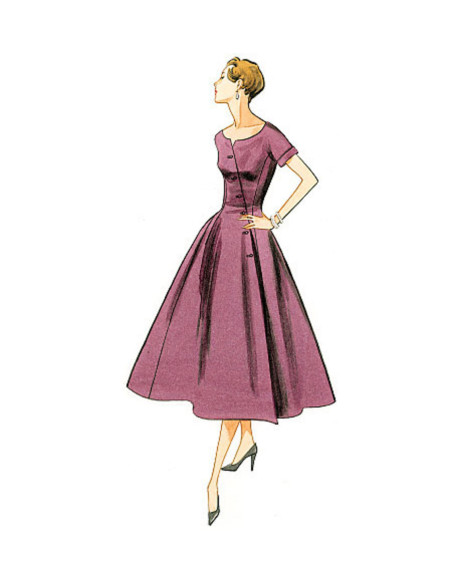 Modello di abito e cintura - Vogue 9105