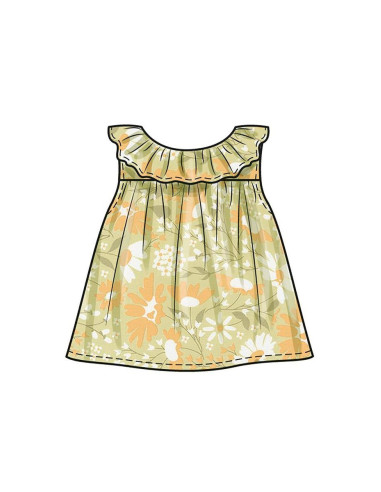 Modello per top, mutandine e cappello - Butterick 6935