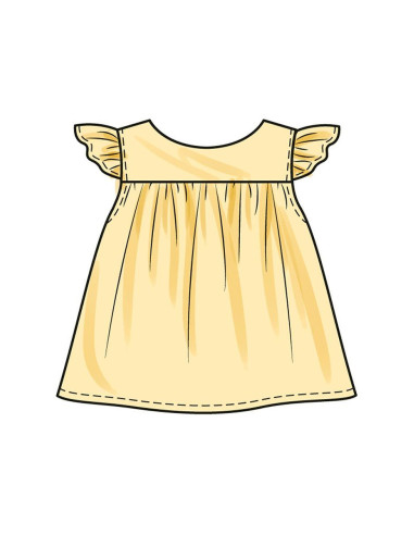 Modello per top, mutandine e cappello - Butterick 6935