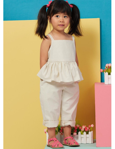 Modello di salopette e abito - Butterick 6936