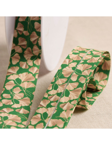 Biais ginkgo - Verde scuro
