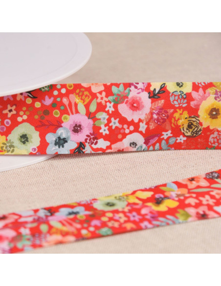Bordo fiori - Rosso