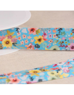 Bordo fiori - Blu