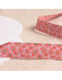Nastro sbieco margherita - Rosso