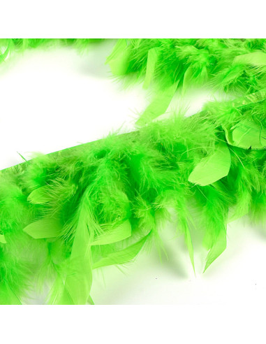 Frangia piume - Verde anice