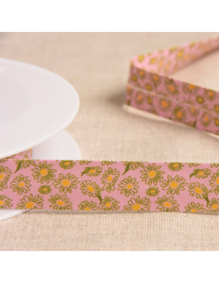 Nastro sbieco margherita - Rosa chiaro