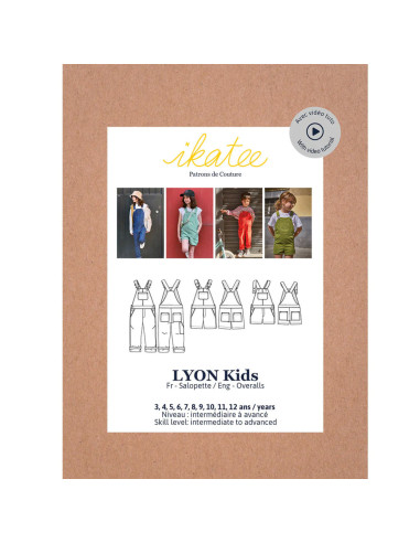 Modello di salopette Lyon kids - Ikatee
