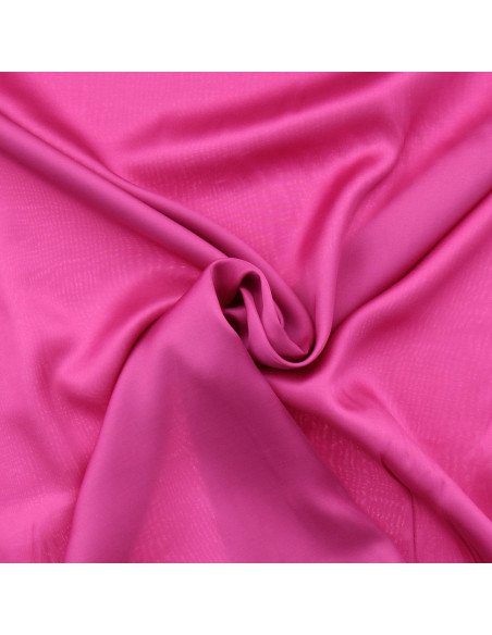 Tessuto satin di viscosa - Fucsia