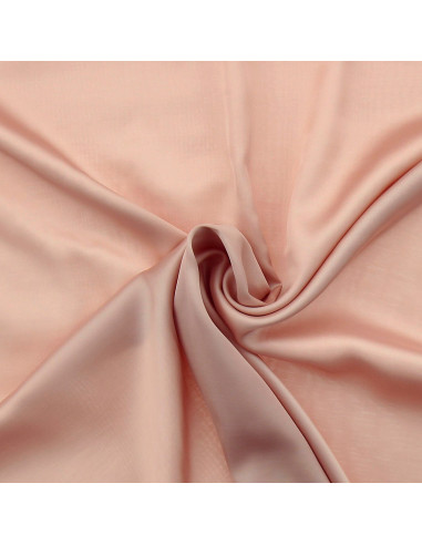 Tessuto satin di viscosa - Nude