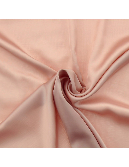 Tessuto satin di viscosa - Nude