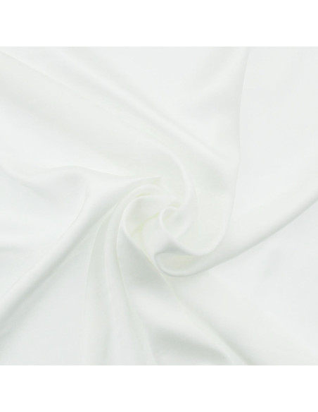 Tessuto satin di viscosa - Bianco