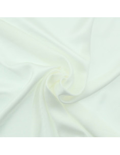 Tessuto satin di viscosa - Ecru