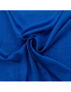 Tessuto satin di viscosa - Blu reale