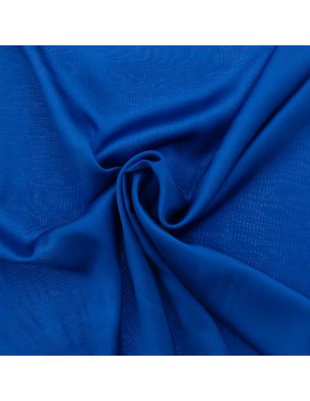 Tessuto satin di viscosa - Blu reale