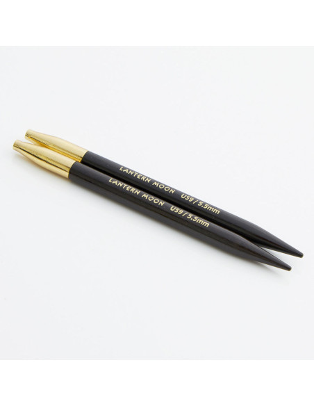 Punte di aghi in legno d'ebano Lantern Moon