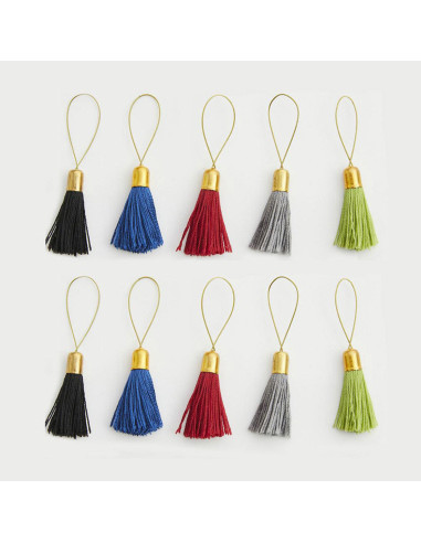Set di 10 marcatori di maglie con pompon Lantern Moon