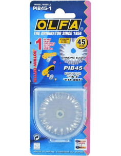 1 lama di ricambio per taglierino a denti - 45 mm