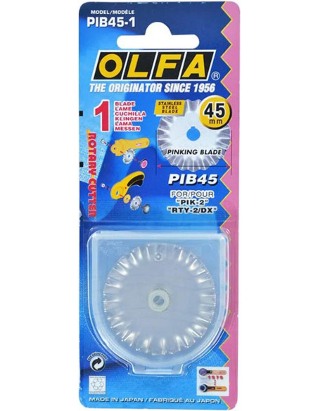 1 lama di ricambio per taglierino a denti - 45 mm