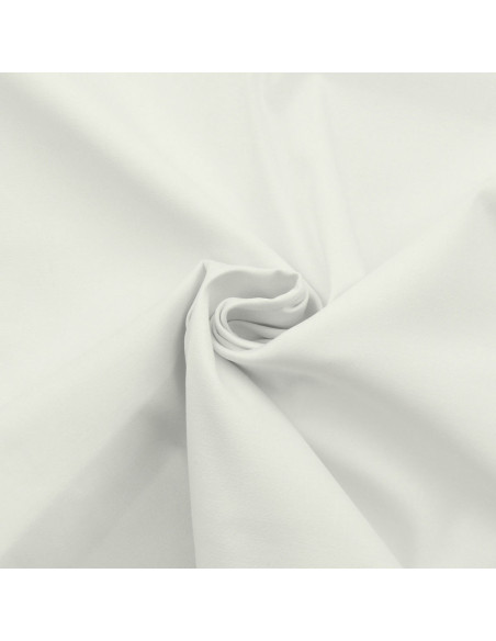 Tessuto gabardine di cotone elasticizzato - Ecru