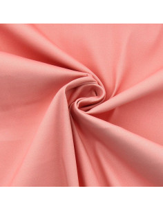 Tessuto gabardine di cotone elasticizzato - Salmone