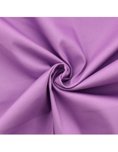 Tessuto gabardine di cotone elasticizzato - Lilla