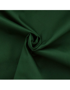 Tessuto gabardine di cotone elasticizzato - Verde scuro